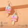 Earrings Assorted "Sweets" ice cream on a stick, color