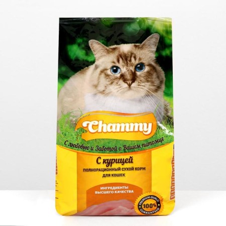 CHAMMY dry food for cats, chicken 1.9 kg-2