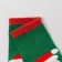 Children's socks "Frost red nose", green color, size 18-20