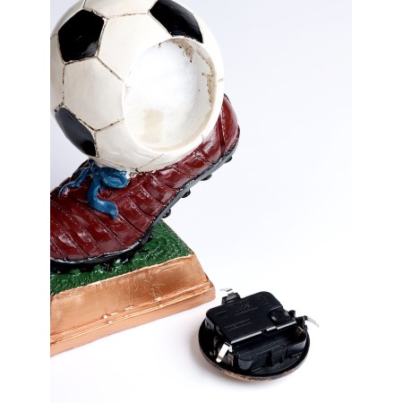 Table interior hours, “football”, on batteries, 14.3 × 11.3 × 21.2 cm, D-8 cm-3