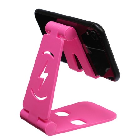 Luazon phone stand, adjustable height, silicone inserts, pink-6