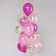 Bouquet of balls "Fantasy", latex, with confetti, set of 15 pcs.
