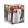 Electric kettle Delta DL-1111, plastic, 1.7 l, 1500 watts, white
