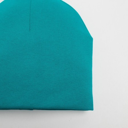 Children's hat, emerald green color, size 44-47 cm-1