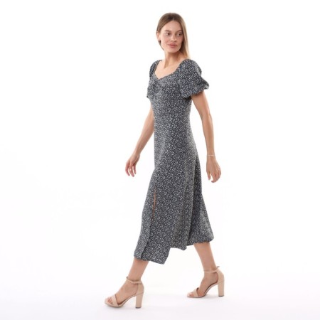 Women's dress, black color, size 48-1