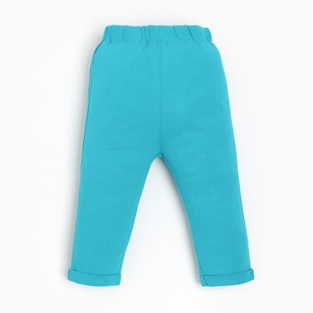 Pants for children, turquoise color, height 62cm