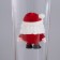 Lava Labe "Santa Claus" LED 3HAAA, USB red 6.5x8x23.7cm