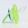 Nipple-dummy silicone orthodontic, + 6 months, green color