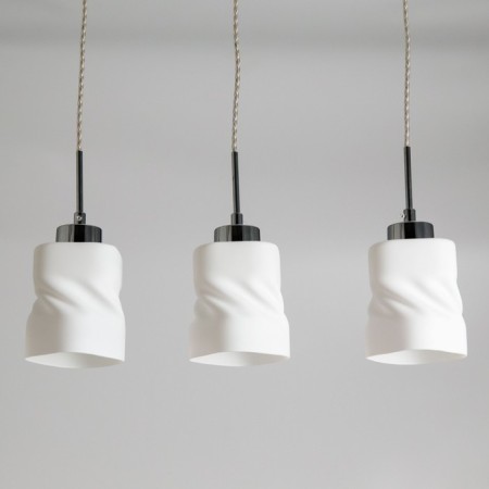 Suspended lamp Citilux "Berta" CL126232, 52x11x45 cm, 3x75W, E27, brown color-6