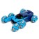 Radio controlled machine "Trick", smoke, with a battery, blue color