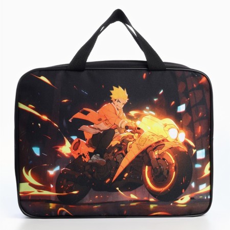 A4 notebook folder on lightning textiles 70mm 350 x 270 mal "September 1: ANime Moto"-2