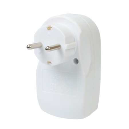 Adapter 1 Nest + 2 USB port on the European fork s/h 16a 230v 3680W ip20 white 27418 6,-3