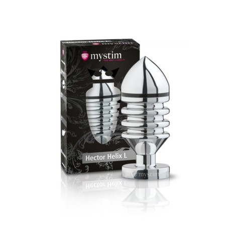 Anal traffic jam Mystim Hector Helix L, electrical stimulation, 11.5 cm, d = 5 cm-3