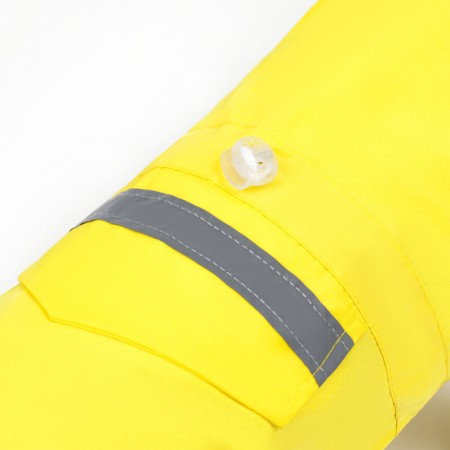 Combiason for dogs, demi -season with a lining, size L (DS 32, OG 48 cm), yellow-7