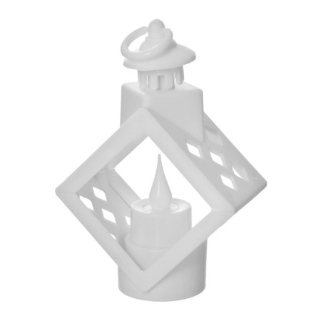 Nightmare "Candle in Cuba" 3xlr1130 White 5x9x14.5 cm Risalux-7
