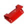 Metal hole punch 10 sheets, Attomex, red