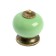 Pen button Dome Ceramics 003, ceramic, green