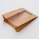 Crafts package, V-shaped bottom, with a longitudinal window 32 x 21 x 10 cm