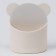 Magnetic universal stand for markers and lips "Bear" white color 4x9x10cm