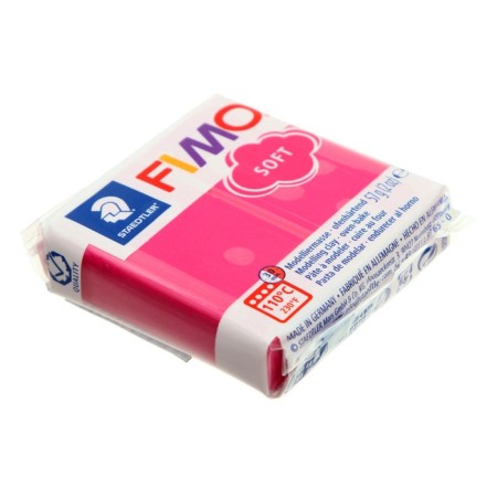 Plastic - polymer clay, 57 g, Soft, raspberry-1