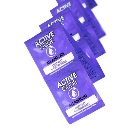 Moisturizing intimate gel Active Glide Allantoin, 20 pcs 3 g-6
