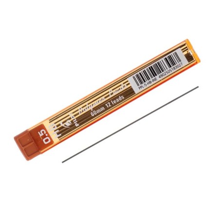 Set of neckline for mechanical pencils Pilot PPL, 12 pieces, 0.5 mm-1