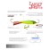 Balancir Lucky John Classic 6 + tee, 6 cm, color 26rt blister