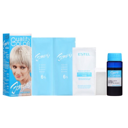 Estel gel color tone No. 128, polar-silver