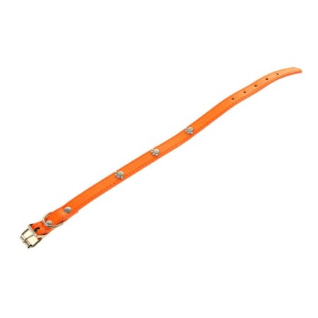 Neon collar with paws, 40 x 1.5 cm, orange-2