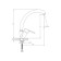 Kitchen mixer Rush Victoria VI7135-22, single-leaf, chrome