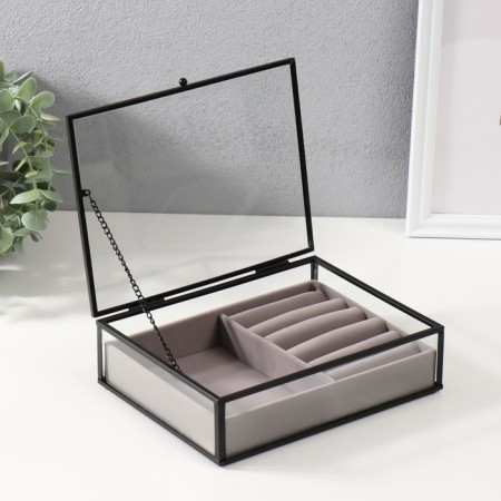 Book box with a Merlin metal frame is light 16x20x6 cm-2