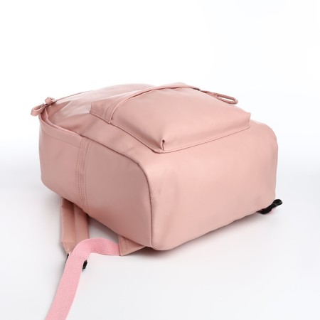Youth backpack with lightning, 4 pockets, pink color-4
