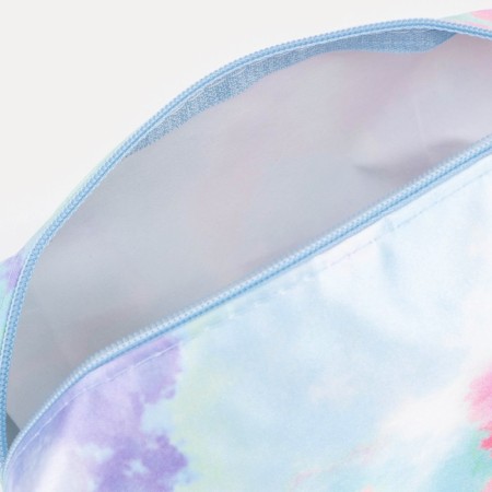 Cosmetic bag with lightning, blue color-2