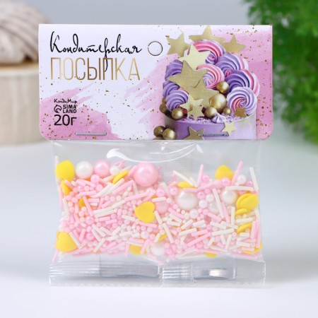 Confectionery sprinkling "Infinite tenderness", 20 g-1