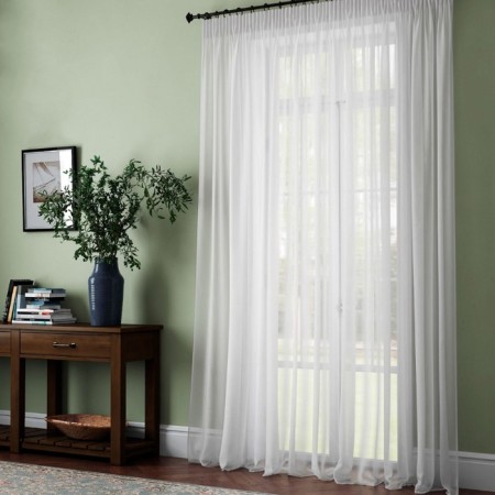 Tulle "April", size 500 x 270 cm, white color