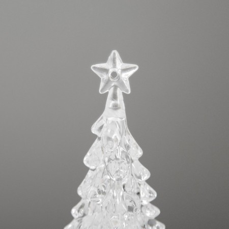 Nightlight "Christmas tree" LED 1W RGB 3xlr44 chrome 4x4x11cm-5