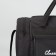 Sports bag, lightning department, 4 outer pockets, long belt, black color