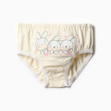 Panties for the girl, the color is white, height is 110-116 cm