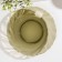Plate plate alta marea, d = 21 cm, brown color