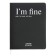 Universal diary for grade 1-11 I’m fine, integral cover, artificial leather, silkography, lies, 80 g/m2