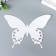 Interior mirror sticker "Openher -item butterfly" red 21x15 cm