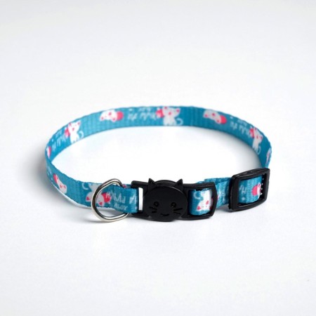 A collar for cats with fastx "I want to on pens", 30 x 1 cm-1