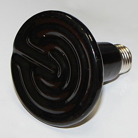 The lamp is infrared, ceramic, 100 watts black-1