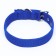 Two -layer collar with a swivel 58 x 3 cm, polyester, blue