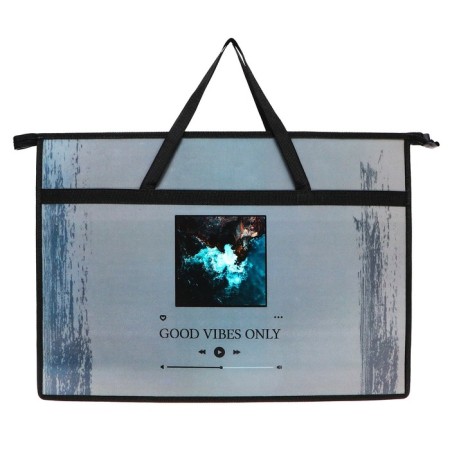 A3 folder with handles Lightning plastic on top of 50 mm 470 x 335 mm, "Music 2023", PM-A3-26, universal-1