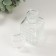 Diffusor for essential oils with a “square” lid 100 ml transparent 4.5x5x13.5 cm