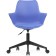 Computer chair Tulin plastic/eco -leather, black/blue 60x60x83 cm
