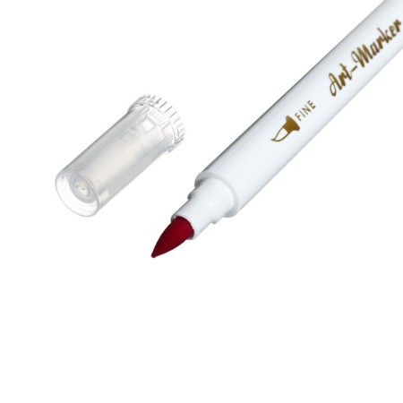 Set of markers 12 colors, bilateral, cystic and beveled tips-12