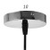 Lamp Bayerlux 1393/1cr E27 40W chrome 9x9x88 cm