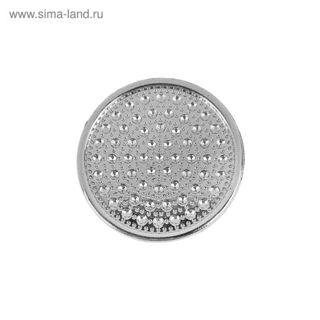 Ручка кнопка ТУНДРА РК015CP, цвет хром, 8 шт TMP-1